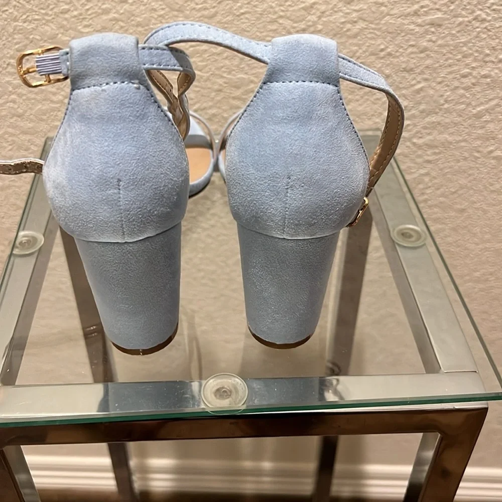Light Blue Sandles - Picture 2 of 3